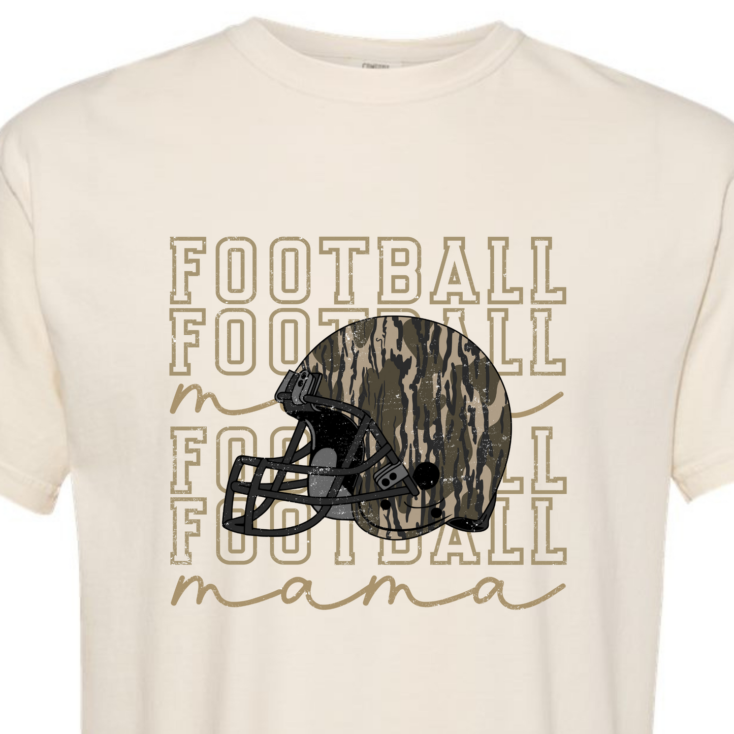 Football Mama - Camo Helmet