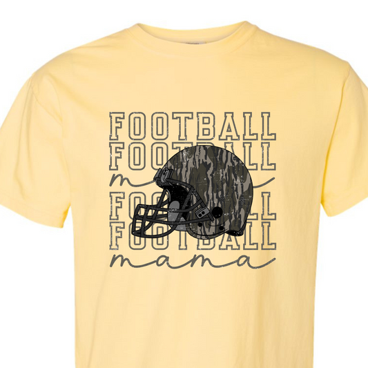 Football Mama - Camo Helmet