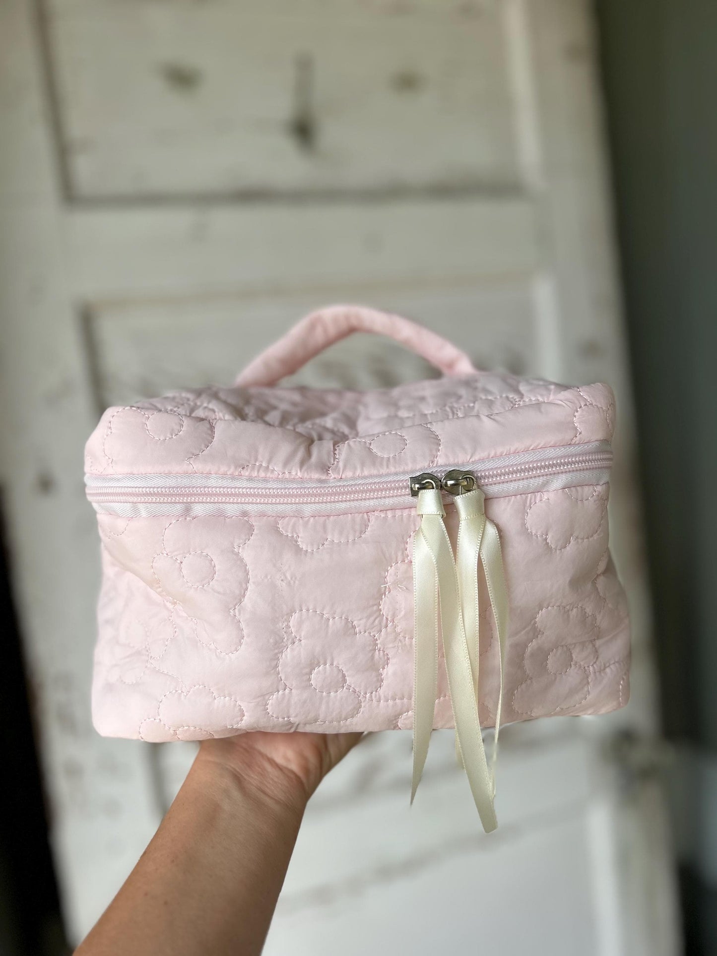 Personalized Makeup Bag, Single Initial Bag