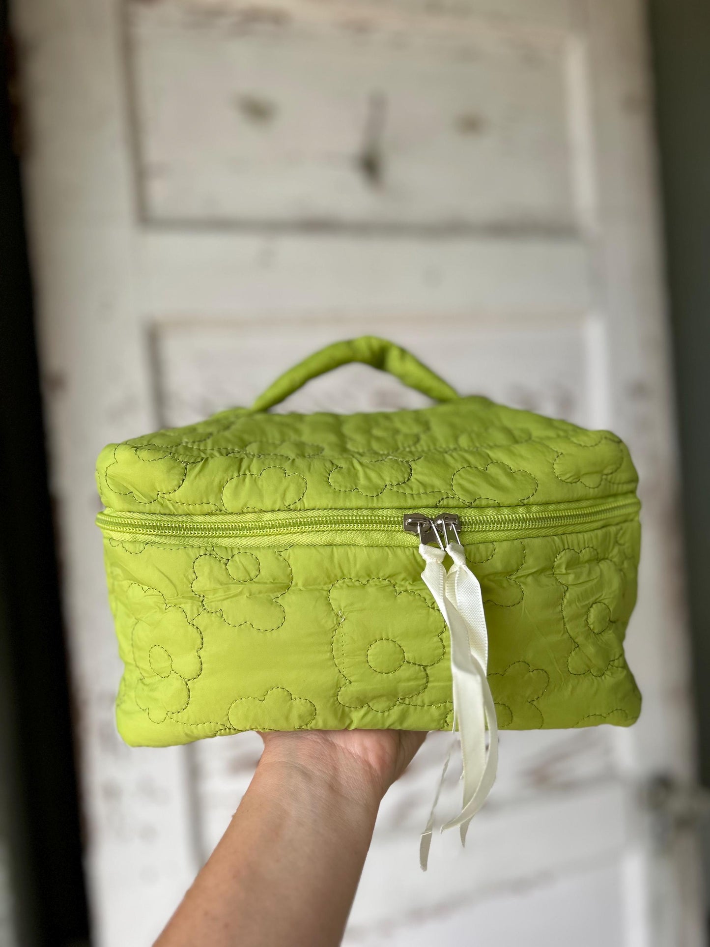 Personalized Makeup Bag, Single Initial Bag