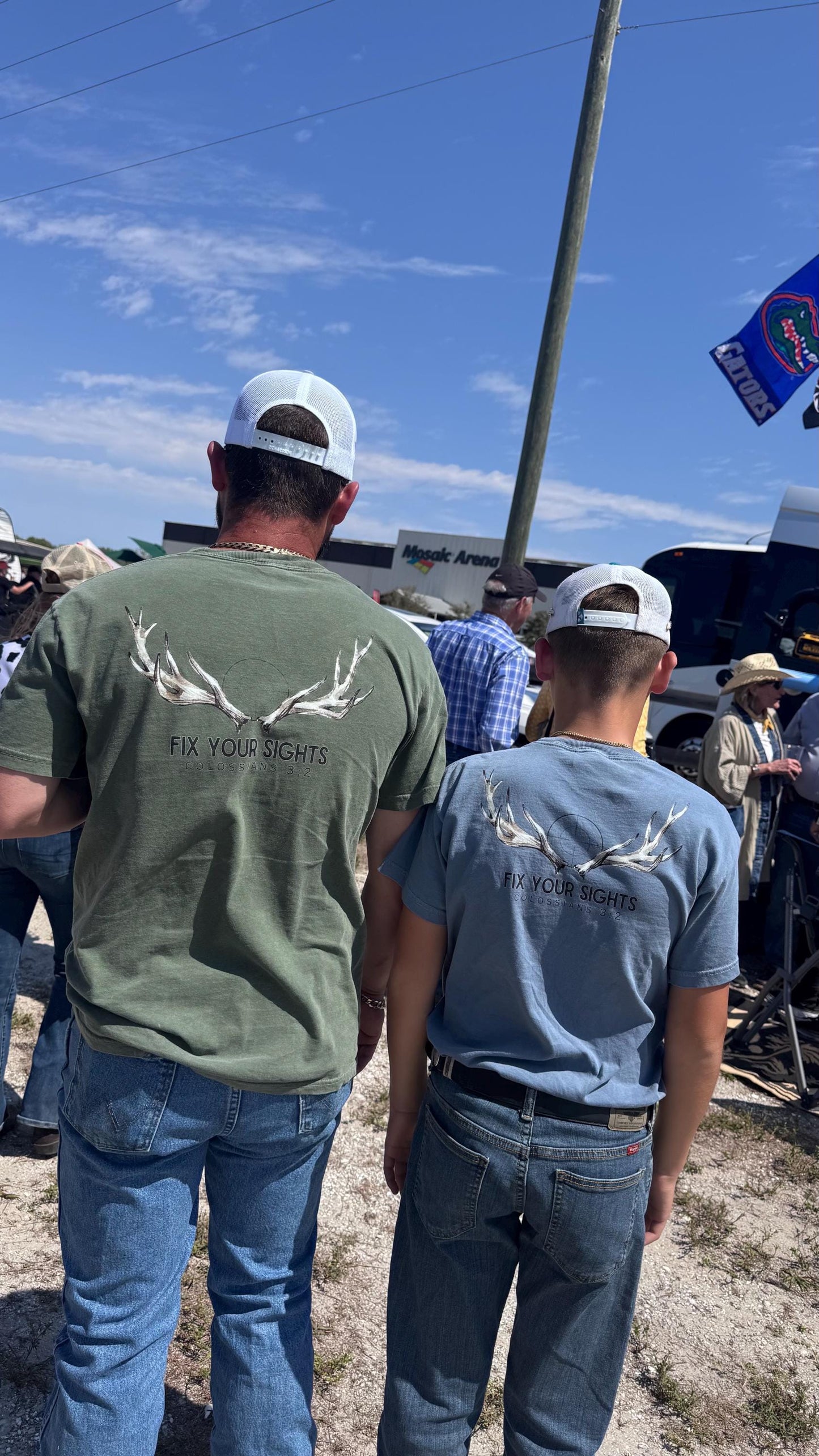 Fix Your Sights, Men's Christian Hunting Shirt