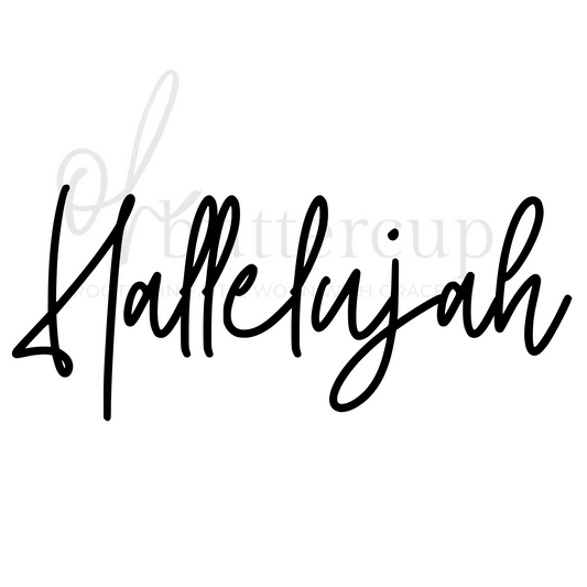 Hallelujah - Black
