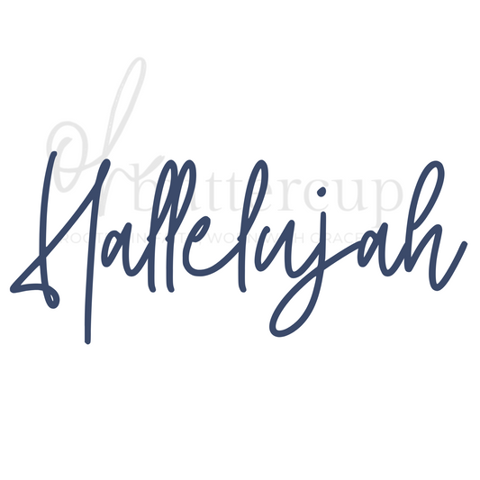 Hallelujah - Blue