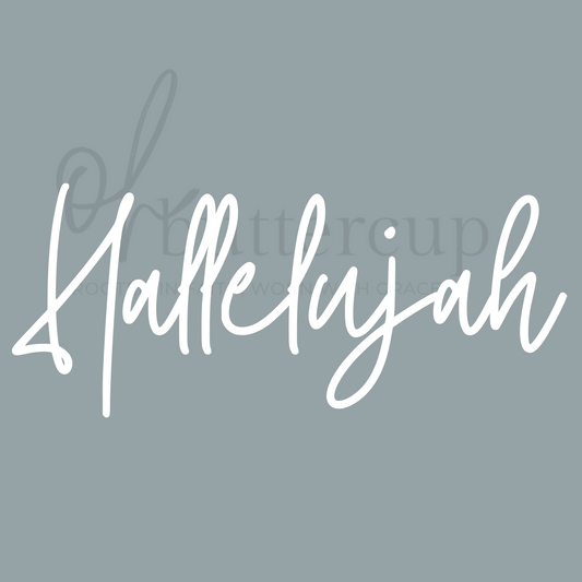 Hallelujah - White