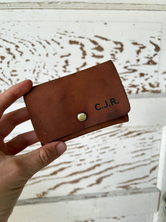 Leather Fold & Pocket Wallet