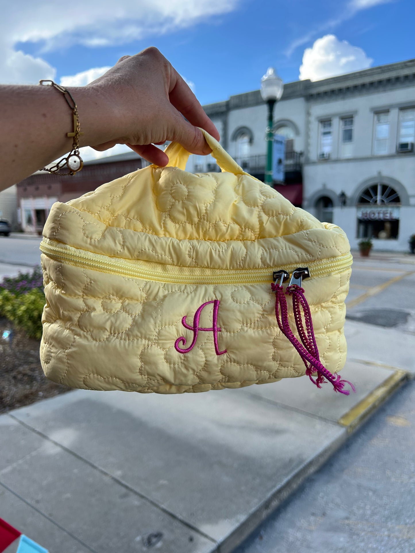 The Softest Makeup Bag - Yellow
