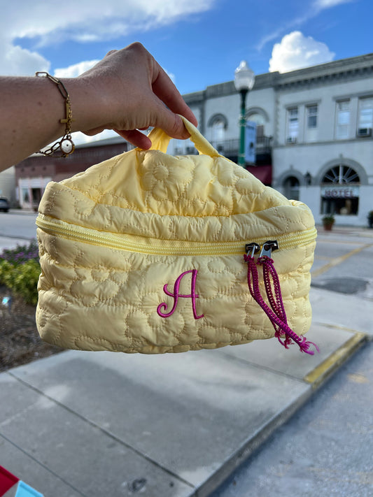 The Softest Makeup Bag - Yellow