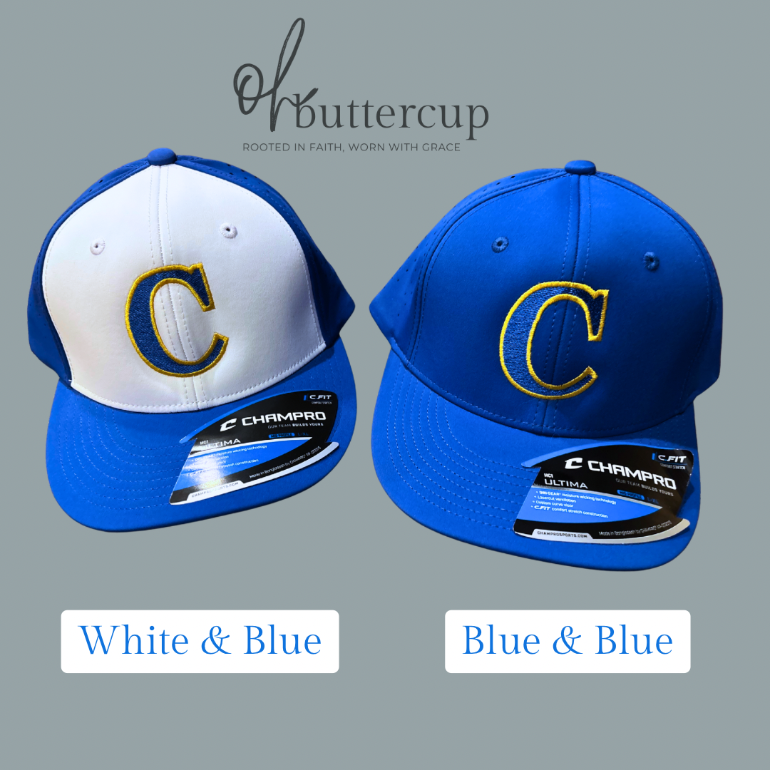 C Embroidered Champro Baseball Hat