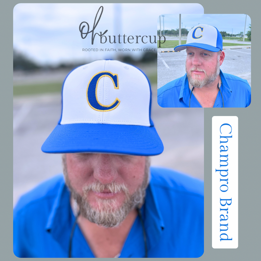 C Embroidered Champro Baseball Hat