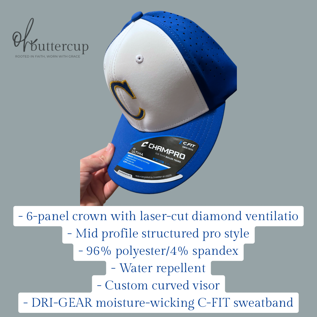 C Embroidered Champro Baseball Hat