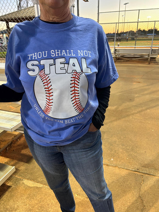 Baseball: Thou Shall Not Steal Shirt